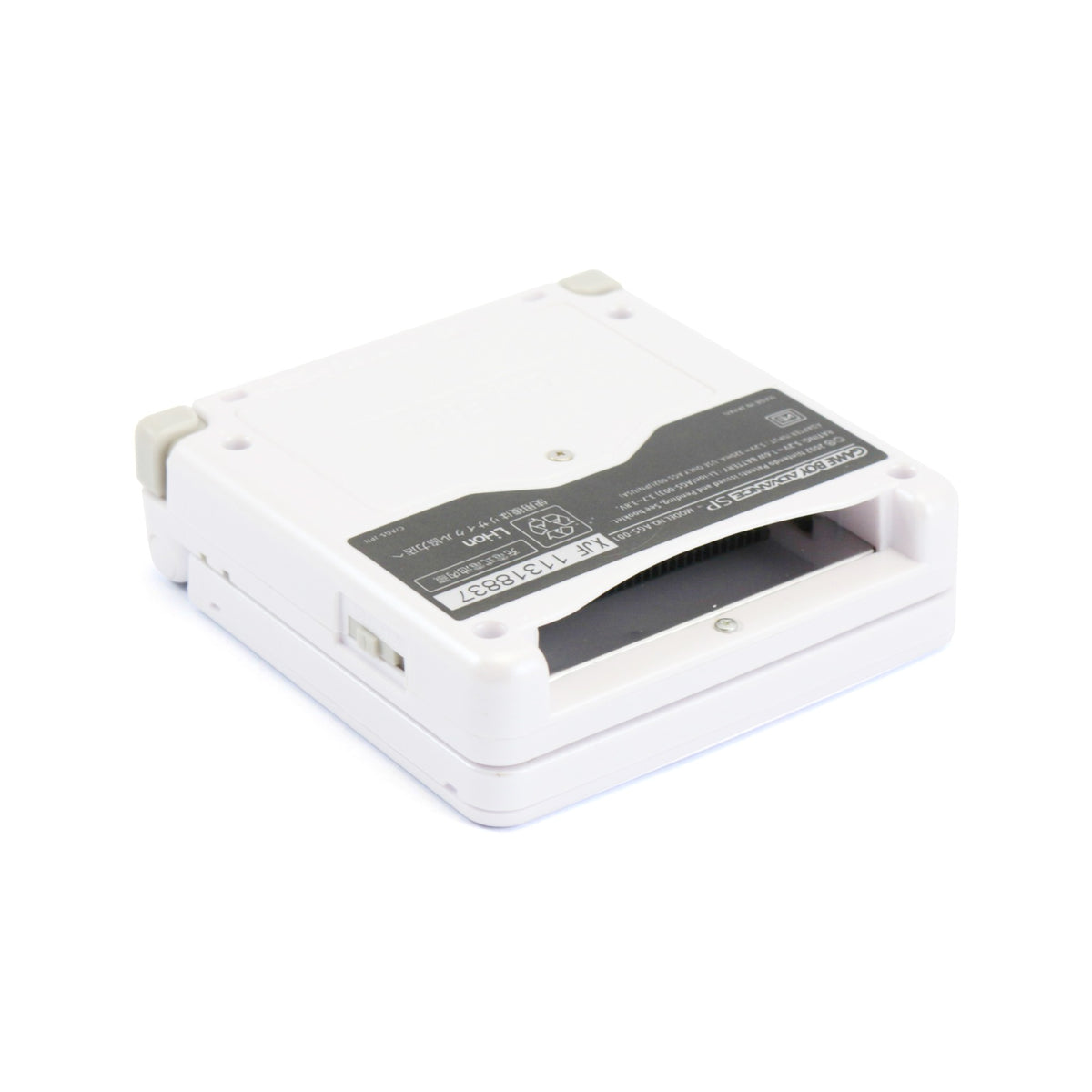 Konsole GBA SP Pearl White / weiß IPS V2 LCD Display Mod + Netzteil