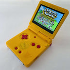 Konsole GBA SP Pikachu Edition IPS V2 LCD Display Mod + Netzteil — Pikachu Edition IPS V2 LCD Display Mod