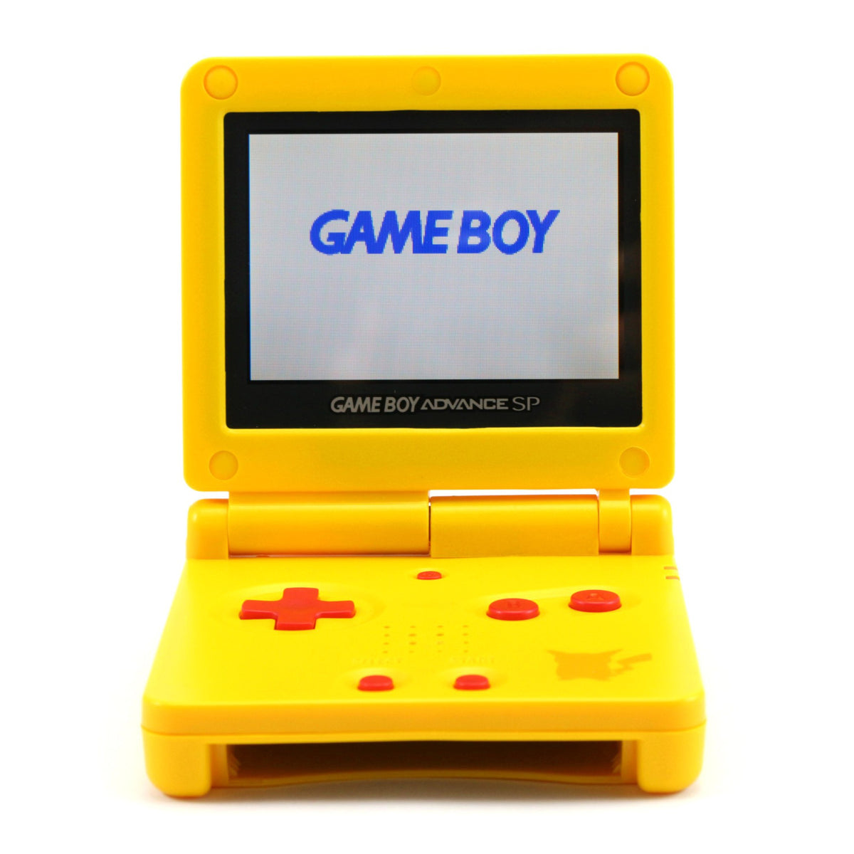 Konsole GBA SP Pikachu Edition IPS V3 Mod + Colorchange + Pixel Effekt + OSD + Netzteil — Pikachu Edition IPS V3 Mod