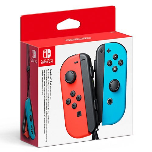 2 Original Joy-Con Controller Neon-Rot/Neon-Rot — Neon-Rot-Neon-Blau
