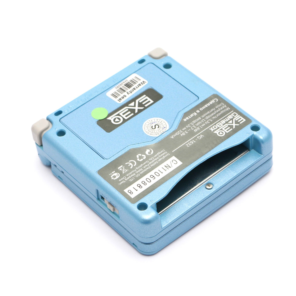 Konsole GameBox + Netzteil Blau