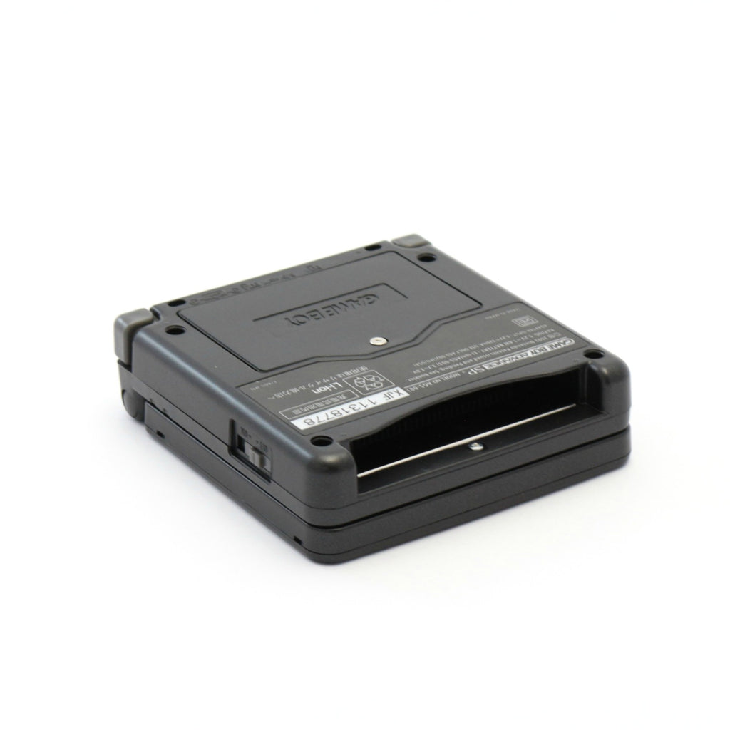 Konsole GBA SP AGS-001 Onyx Black IPS V2 LCD Display Mod + Netzteil