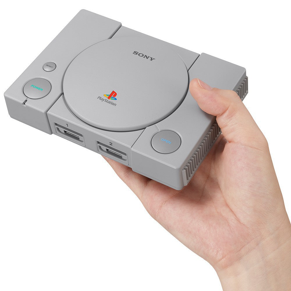 PlayStation Classic Mini Konsole + 2 Original Classic Controller + 20 Spiele (DE)