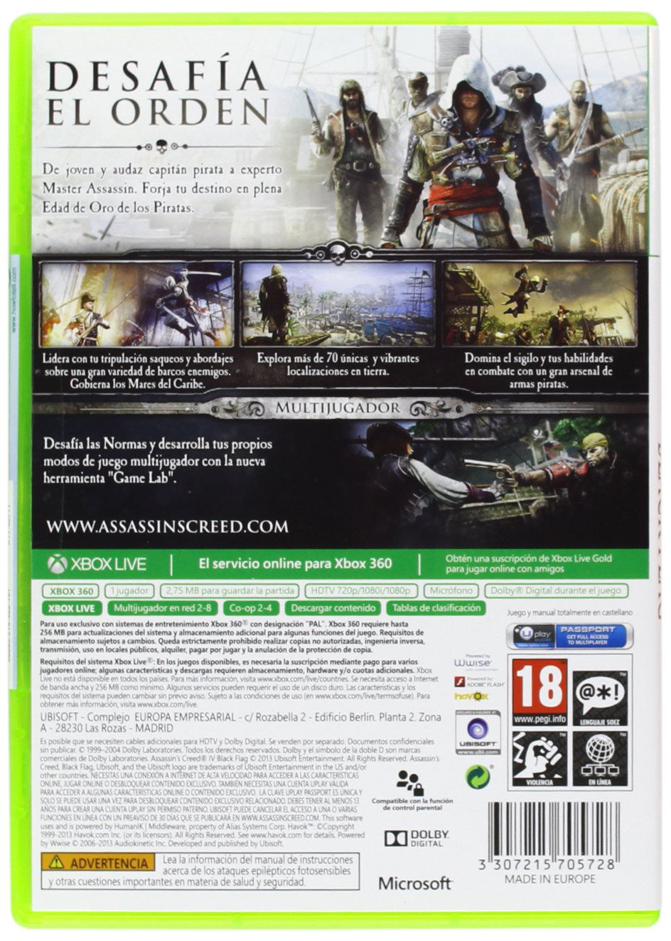 Assassin's Creed IV: Black Flag (ES)