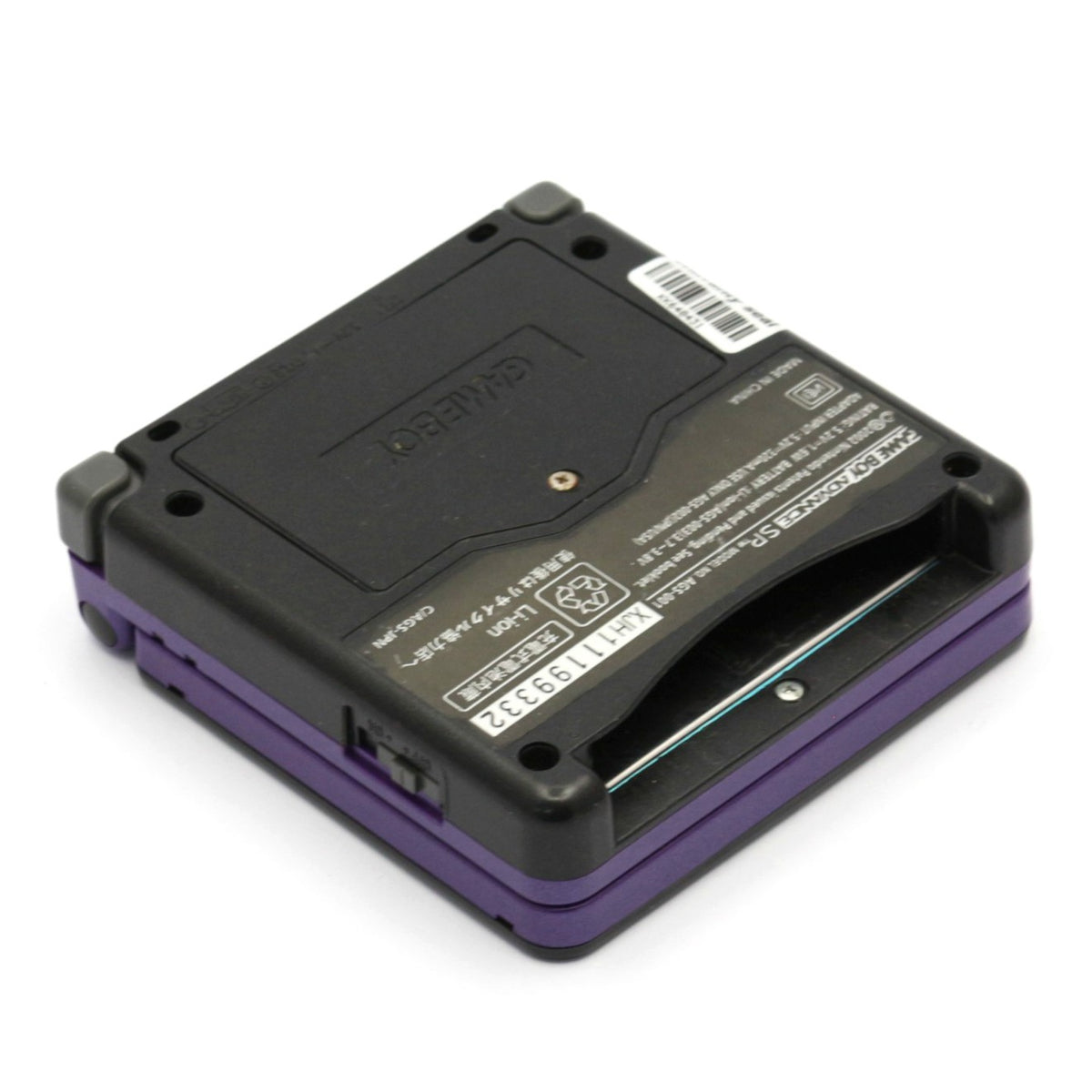 Konsole GBA SP schwarz-lila + Netzteil