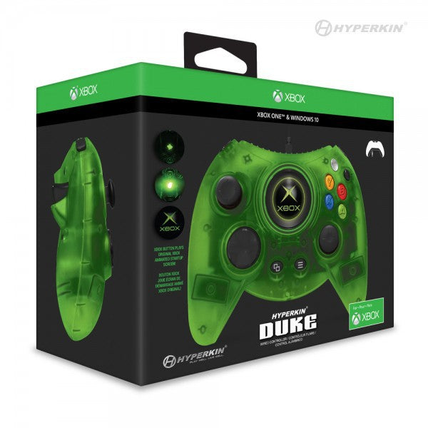 Offiziell lizenzierter Wired Controller Duke Green [Hyperkin] — Limited Edition