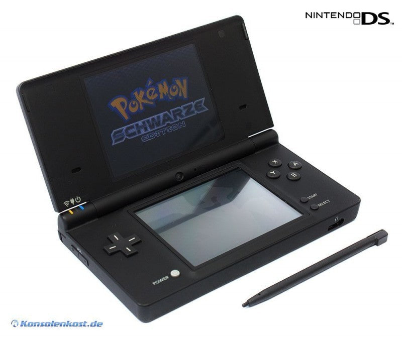 Konsole DSi schwarz Pokemon Edition + Netzteil — schwarz Pokemon Edition