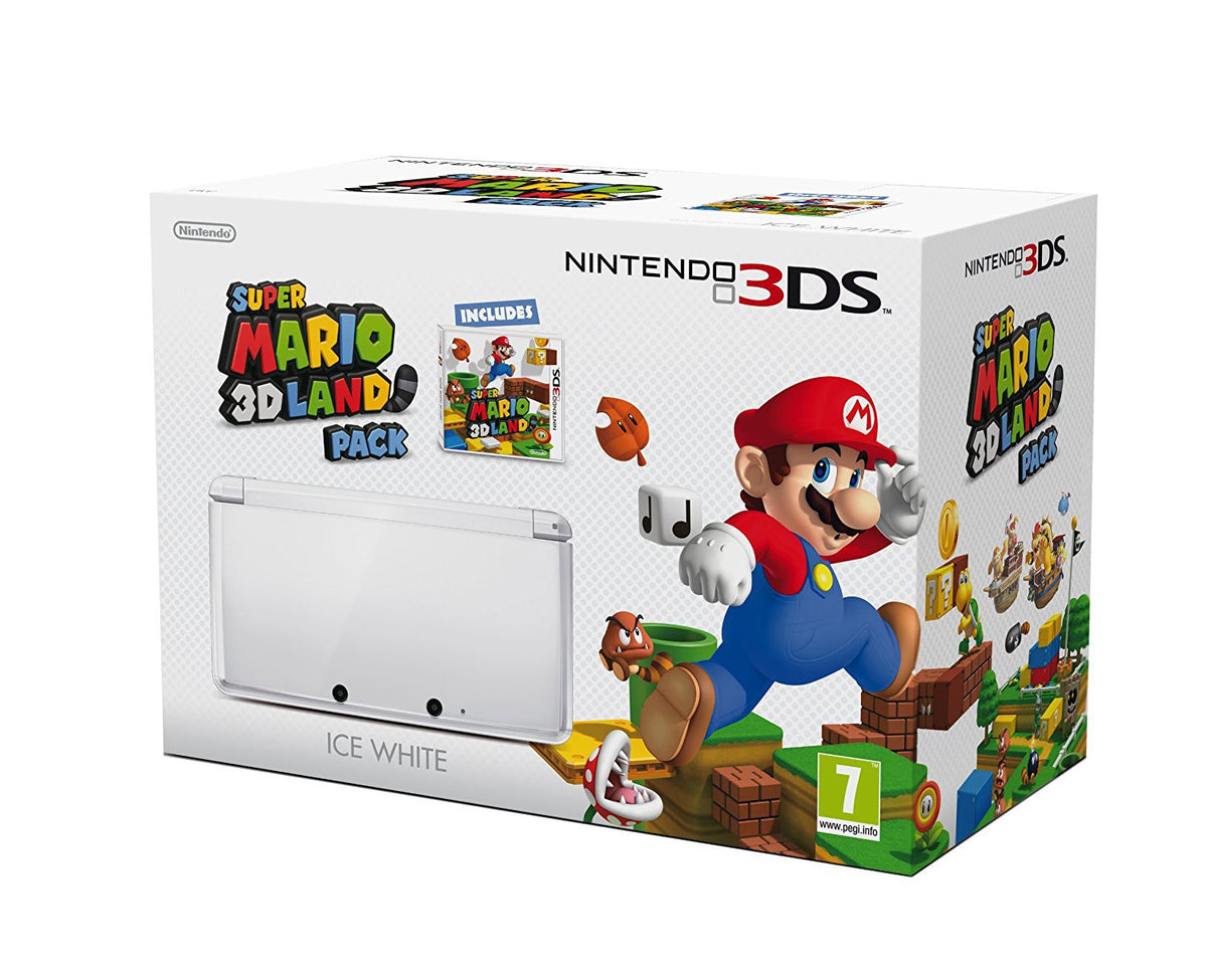 Konsole Ice White / weiß Super Mario 3D Edition + Spiel + Netzteil