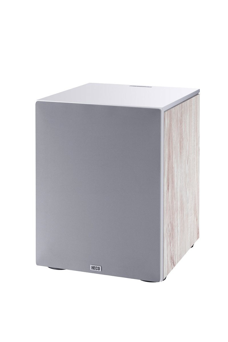 Heco Aurora Sub 30 A, Aktiver Bassreflex Subwoofer weiß