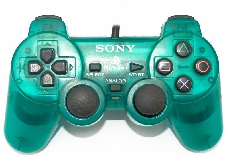 Original Dualshock 2 Controller SCPH-10010 Emerald Green grün-transp. [Sony]
