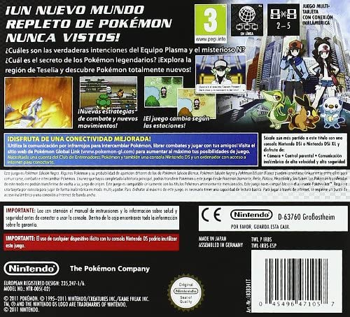 Pokemon Schwarze Edition / Black Version (ES)