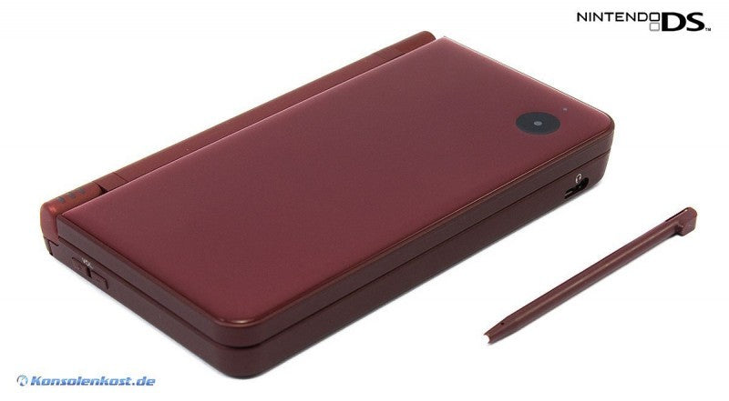 Konsole DSi XL Bordeaux-Rot + Brain Training vorinstalliert