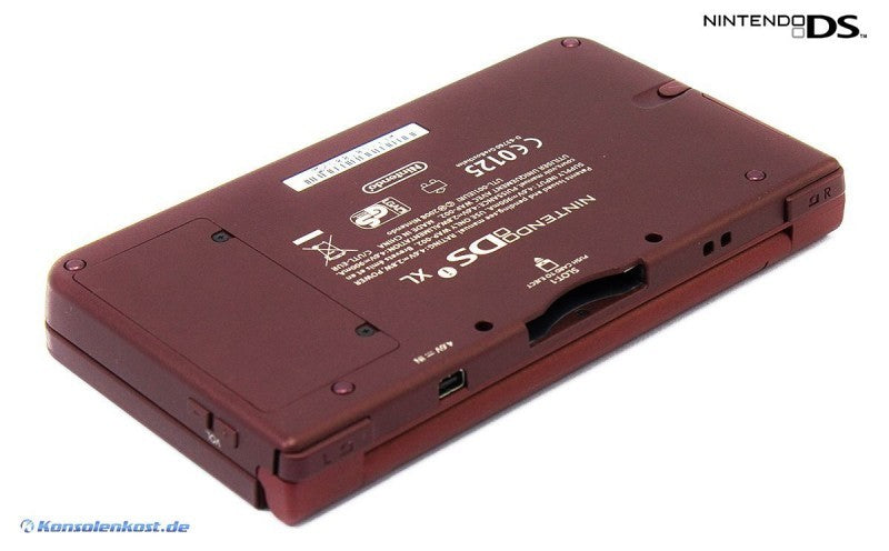 Konsole DSi XL Bordeaux-Rot + Brain Training vorinstalliert