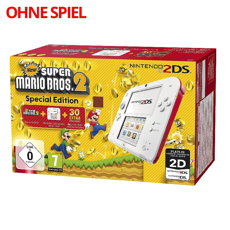 Konsole New Super Mario Bros. 2 Edition + Netzteil — New Super Mario Bros. 2 Edition