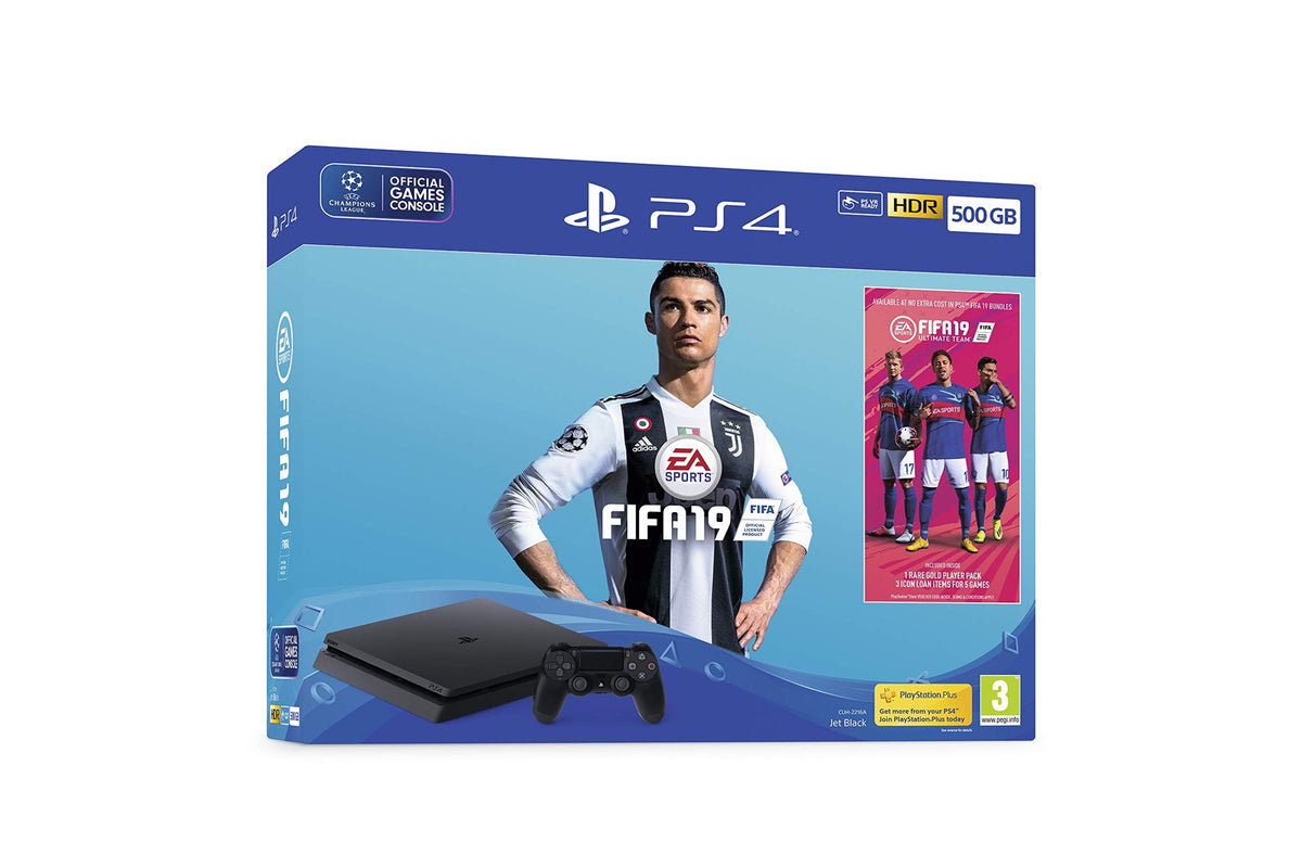 Konsole 500GB + Original Controller Fifa 19 Edition