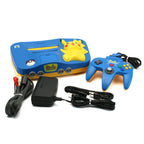 Konsole Pikachu Blue + Original Controller + Zubehör (JP)