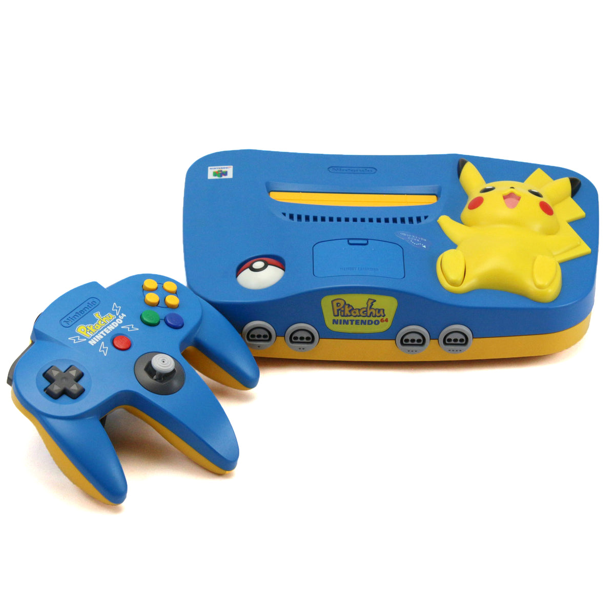 Konsole Pikachu Blue + Original Controller + Zubehör (JP)
