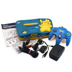 Konsole Pikachu Blue + Original Controller + Zubehör (JP)