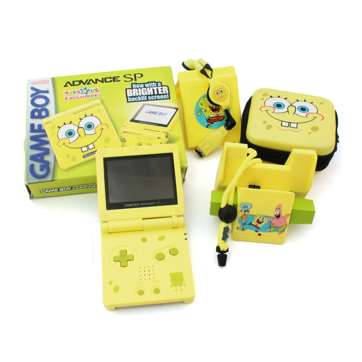 Konsole GBA SP AGS-101 Spongebob Edition + Netzteil — Spongebob Edition