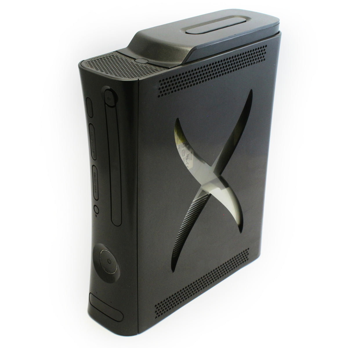 Konsole 60GB Schwarz Custom-Case X-Mod mit LED