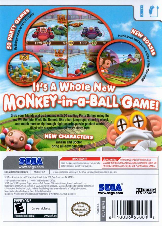 Super Monkey Ball: Banana Blitz (US)