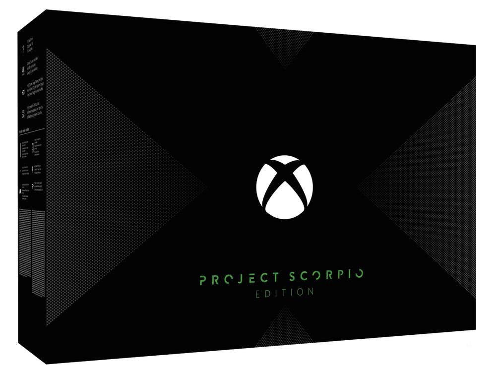 Konsole 1TB schwarz Project Scorpio Edition — schwarz Project Scorpio Edition