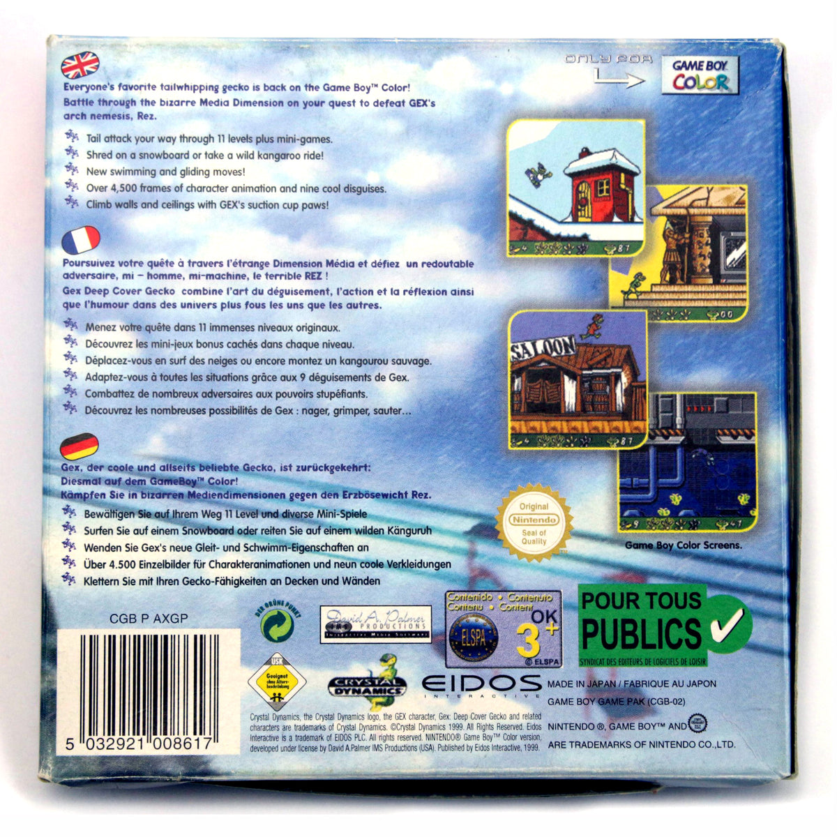Gex 3: Deep Cover Gecko (EU)