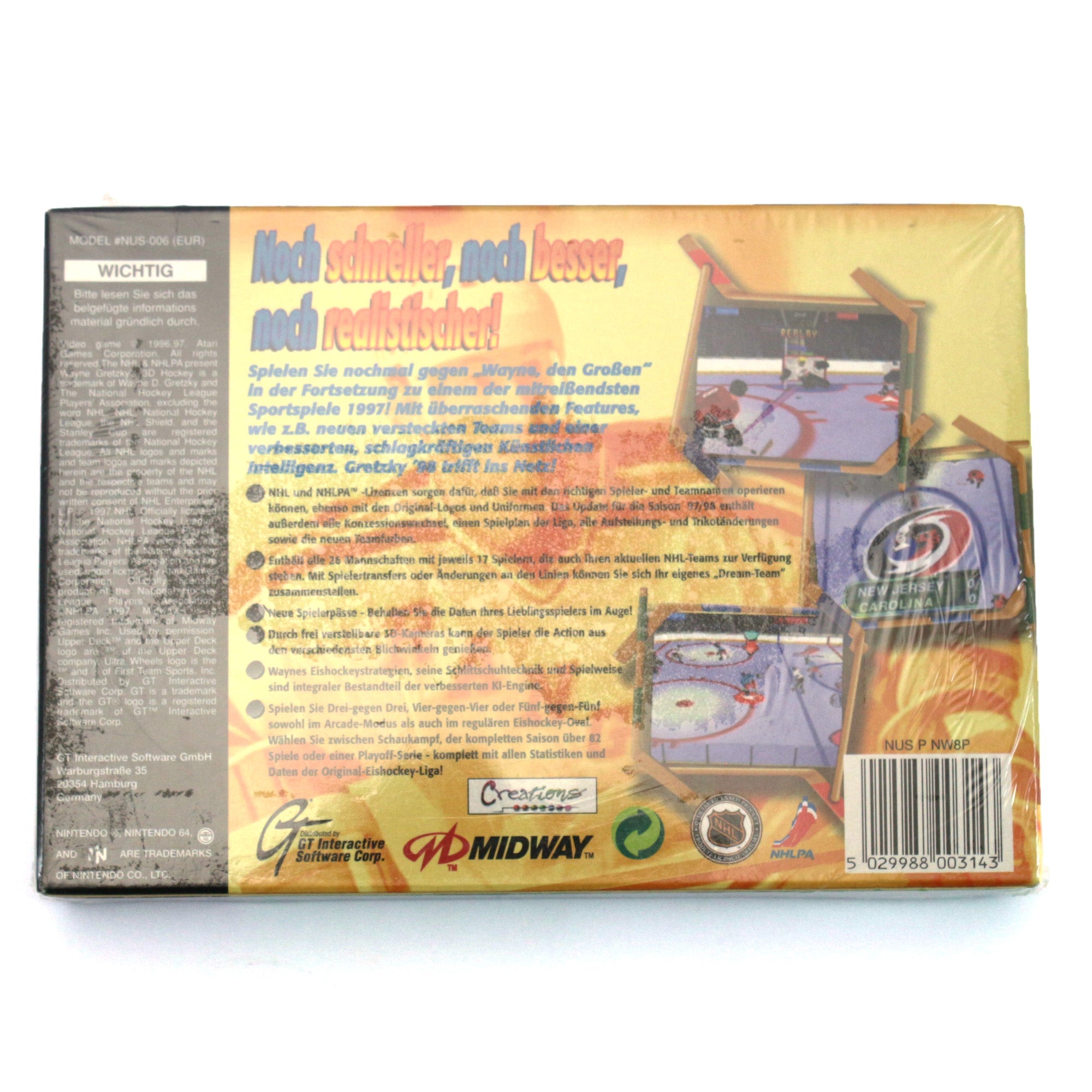 Wayne Gretzky's 3D Hockey 98