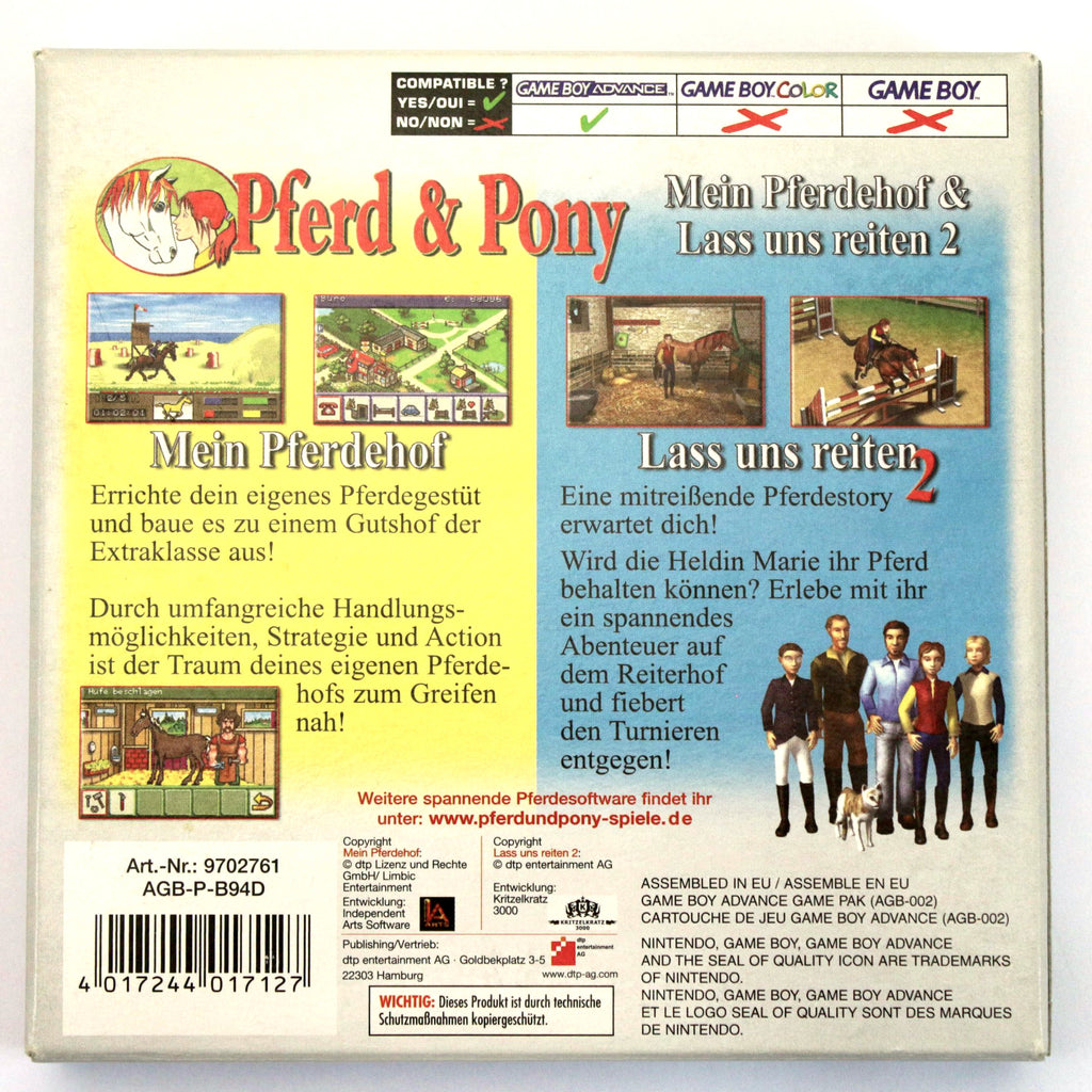 2 in 1: Pferd & Pony: Mein Pferdehof + Lass uns reiten 2 (DE)