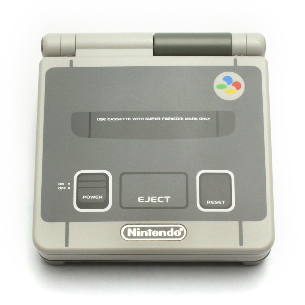 Konsole GBA SP SNES/Super Famicom Design + Netzteil