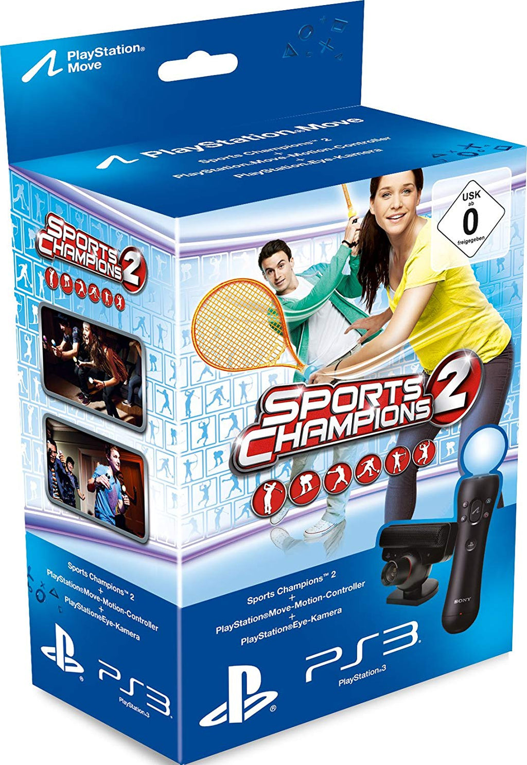 Sports Champions 2 + Move Controller + Eye Kamera