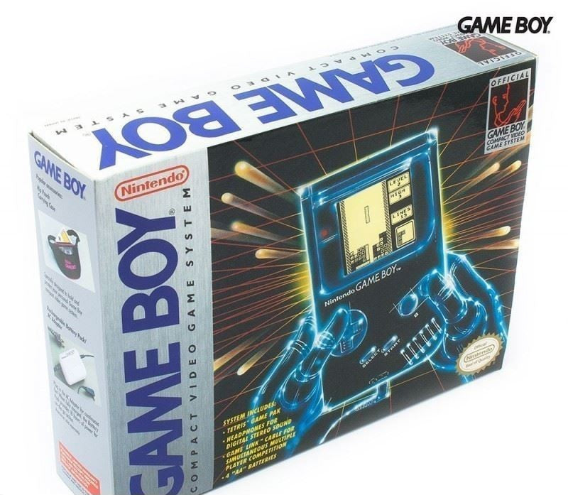 Konsole Classic DMG-01 grau + Tetris + Linkkabel (GB)