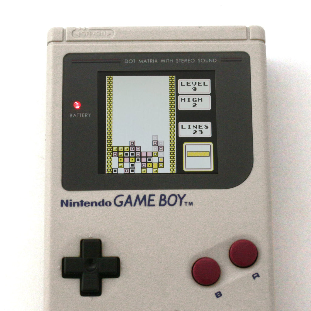 Konsole Classic DMG-01 grau IPS V4 LCD Display Mod