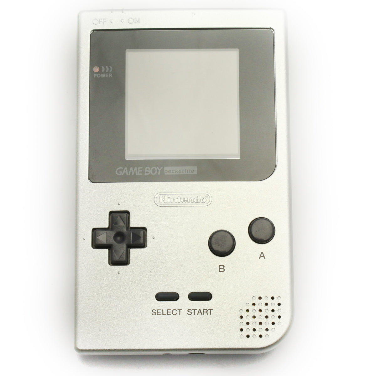 Konsole Custom Case silber mit neuem Gehäuse + Backlight Mod