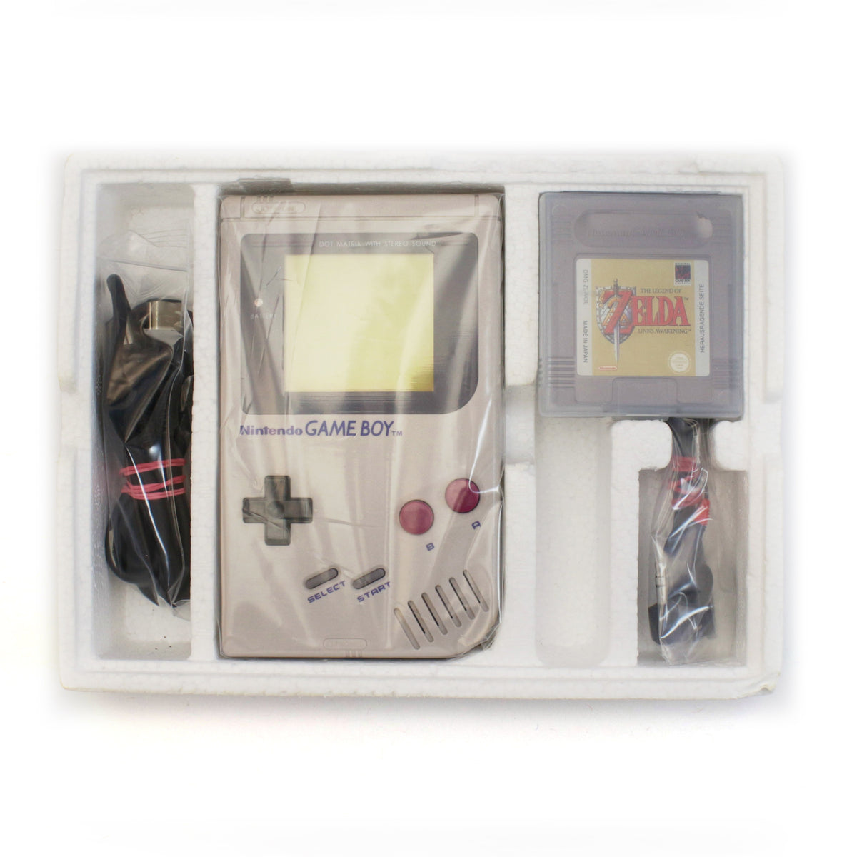 Konsole Classic DMG-01 grau + Linkkabel + Kopfhörer+ Links Awakening