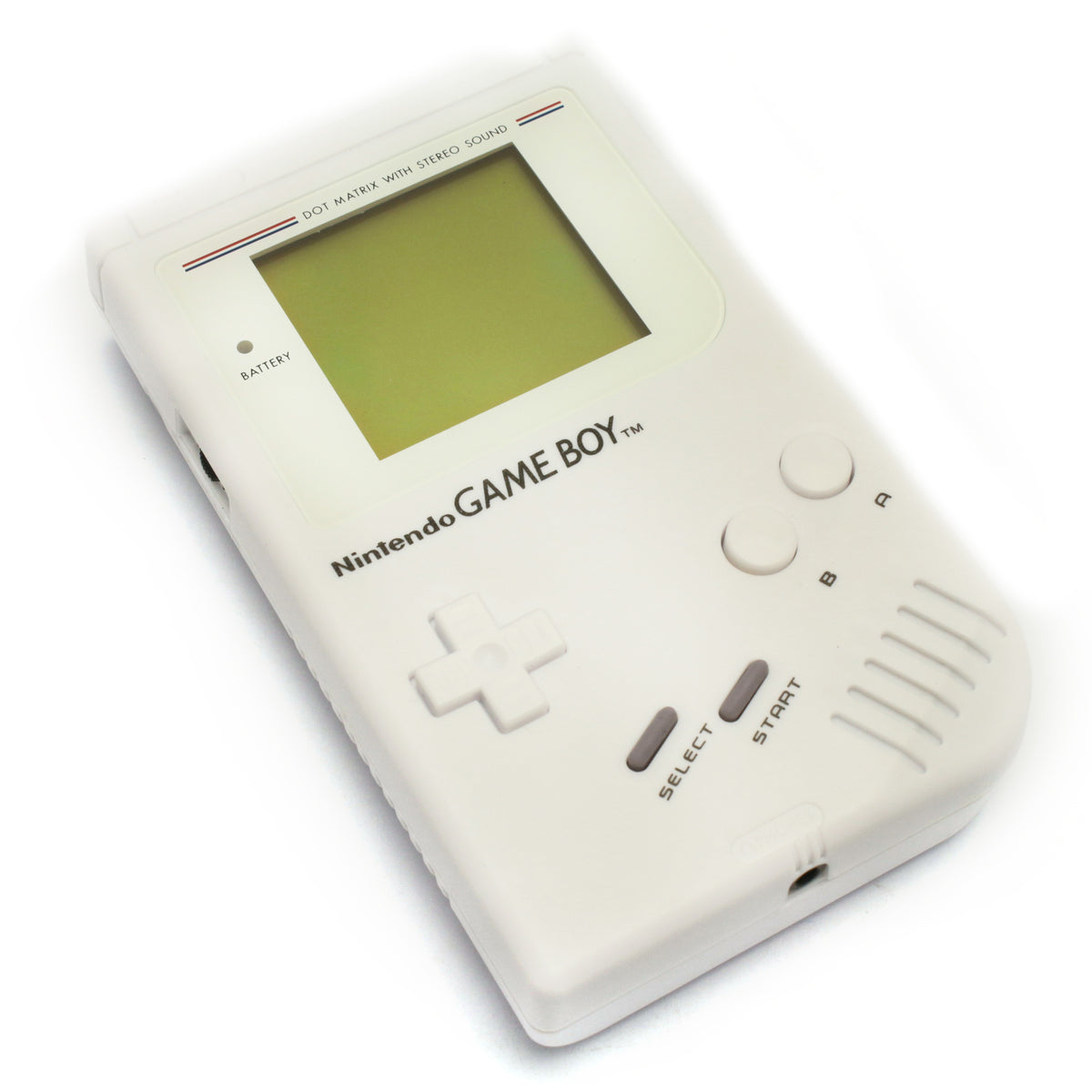 Konsole Classic DMG-01 Custom Case weiß mit weißen Buttons