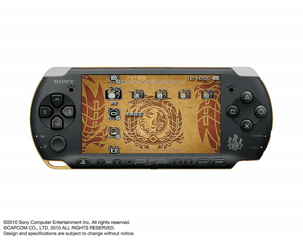 Konsole Slim & Lite 3000 Monster Hunter Portable + Netzteil (JP)