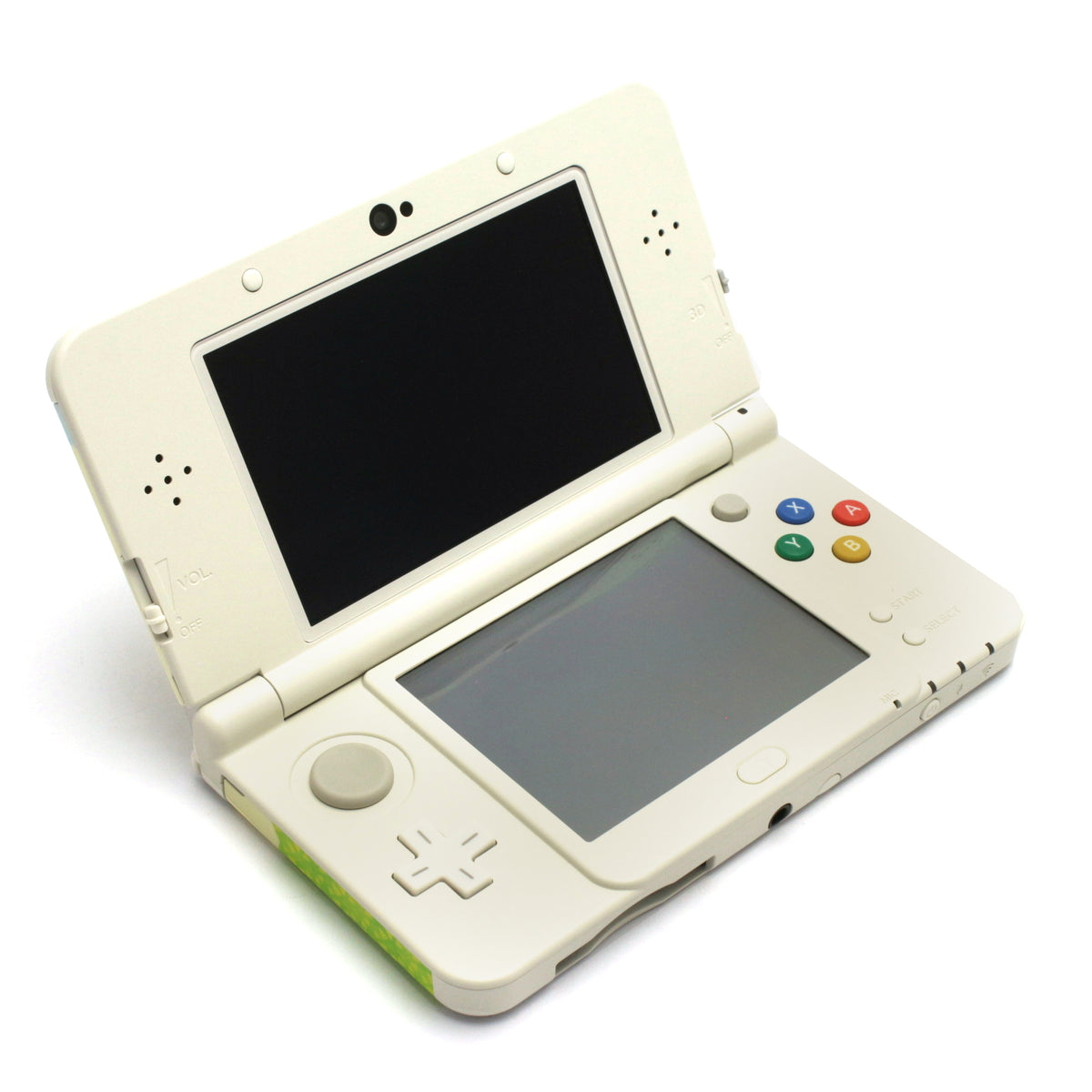 Konsole Ice White / weiß mit Animal Crossing Faceplate