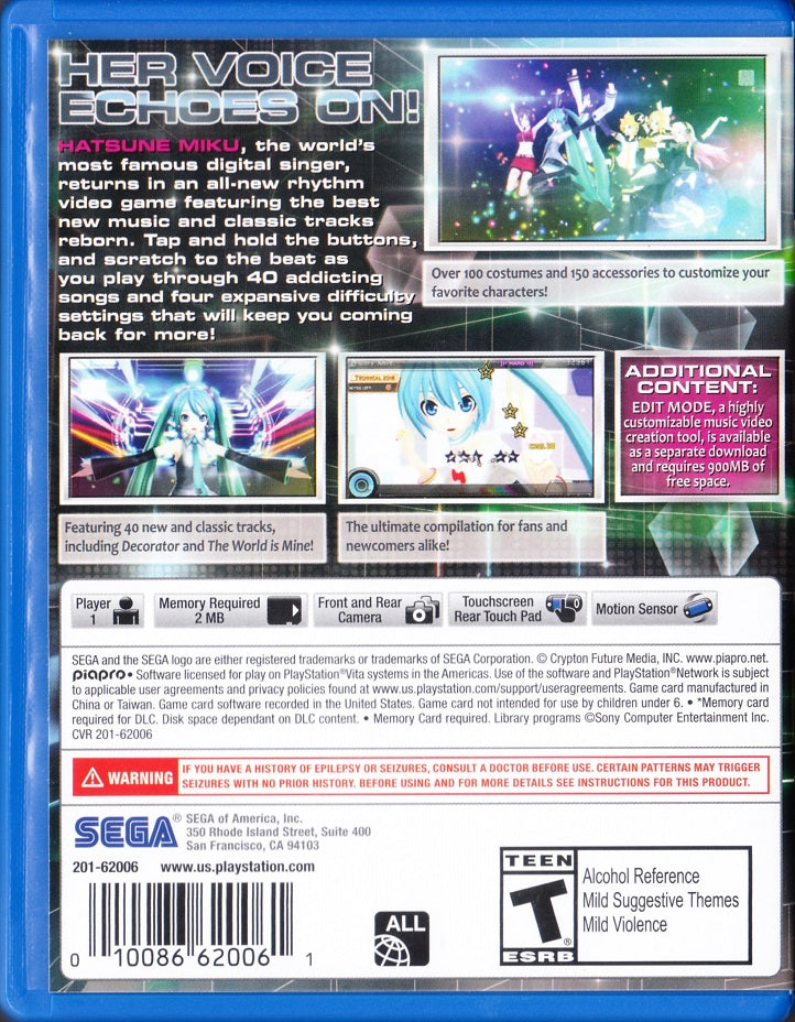 Hatsune Miku -Project DIVA-F 2nd (JP)