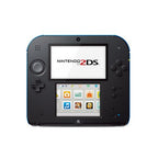 Konsole + Netzteil schwarz-blau Mario Kart 7 Edition