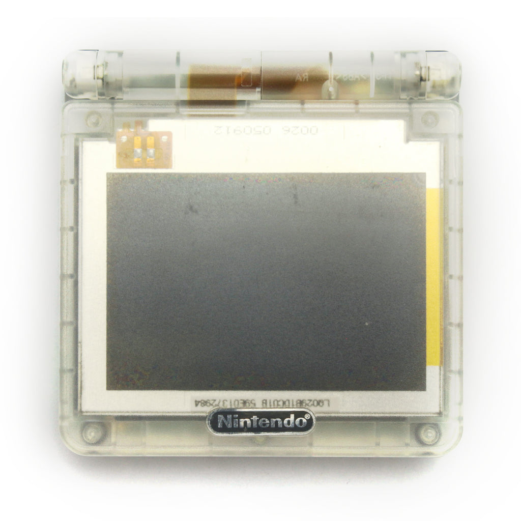Konsole GBA SP AGS-101 clear/weiß-transp. + Netzteil