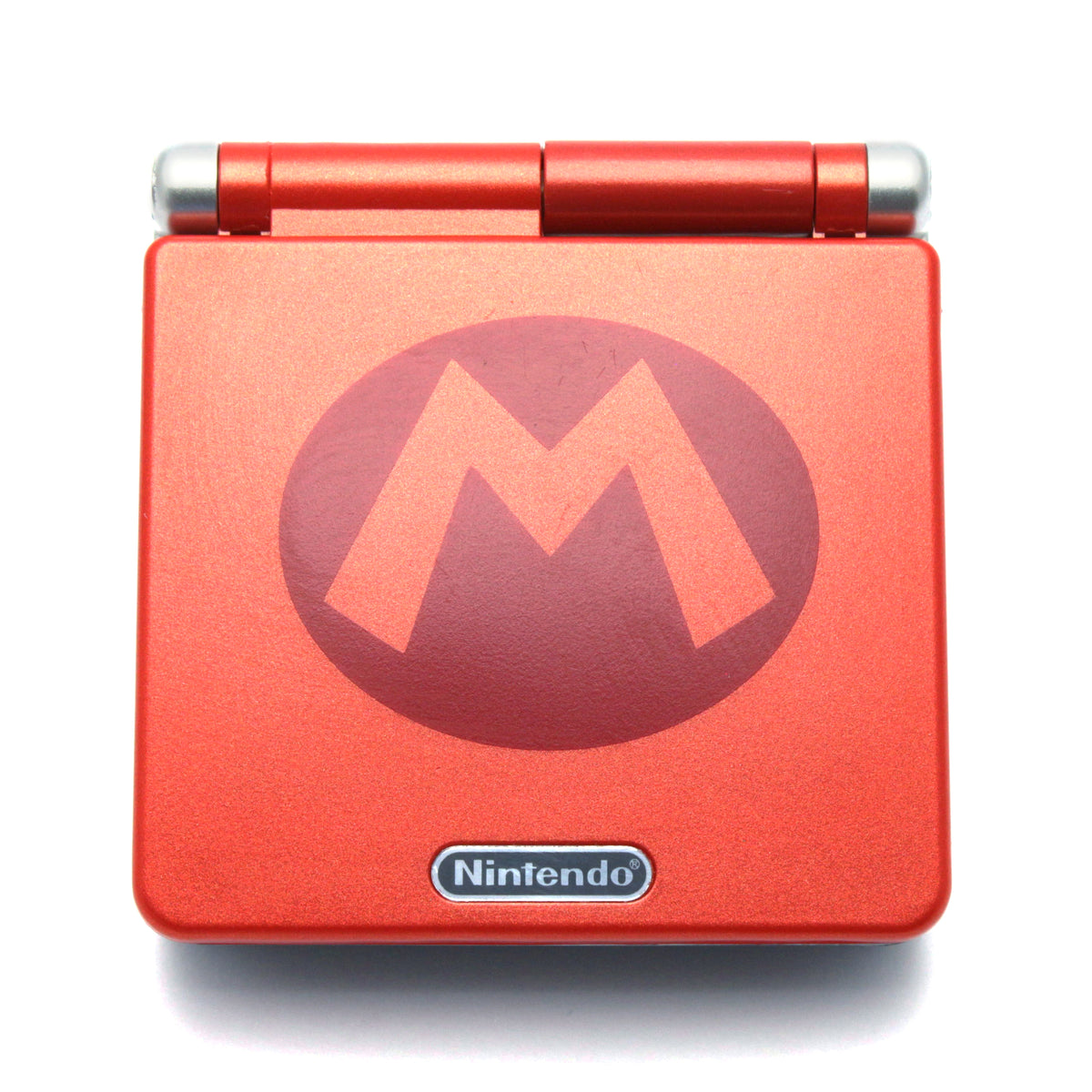 Konsole GBA SP Mario Edition IPS V2 Mod + Netzteil — Mario Edition IPS V2 Mod