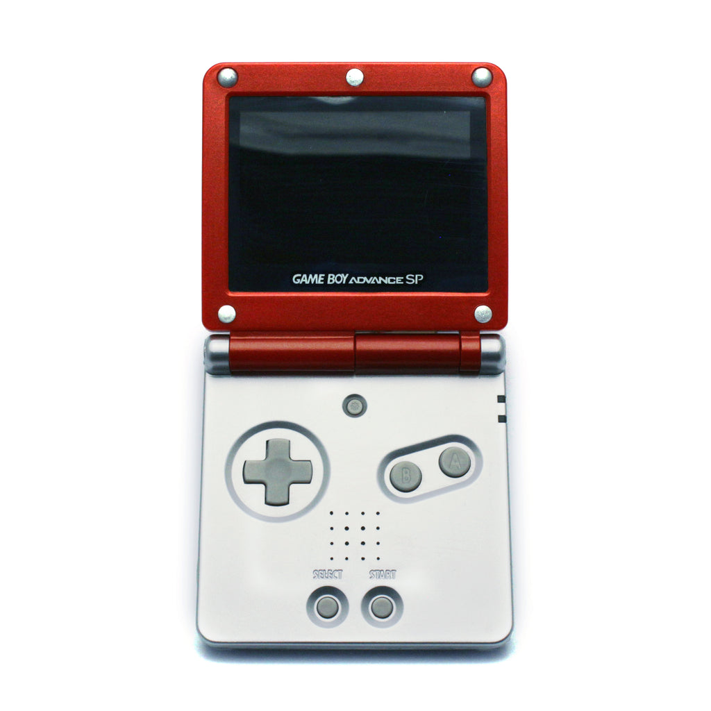 Konsole GBA SP Mario Edition IPS V3 + Colorchange + Pixel Effekt + OSD + Netzteil — Mario Edition IPS V3
