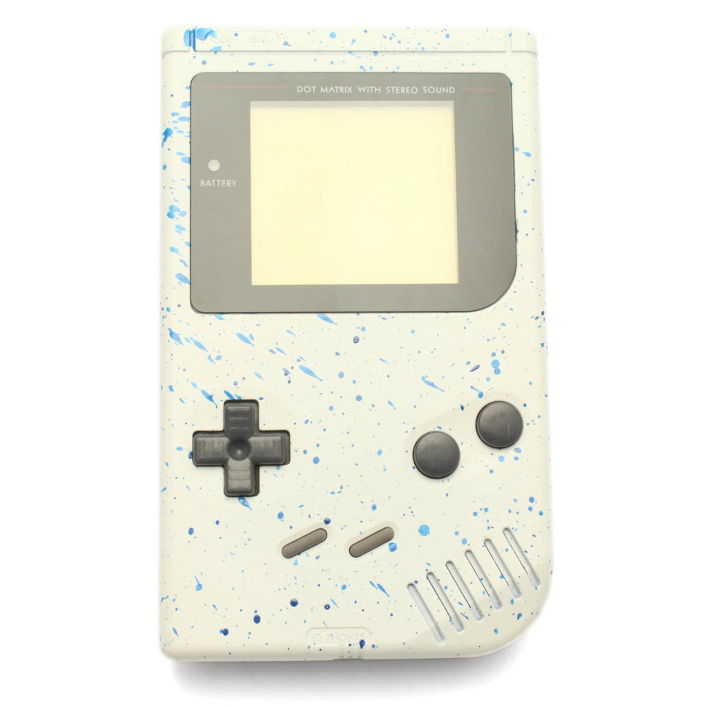 Konsole Classic DMG-01 Custom Case blau-weiß