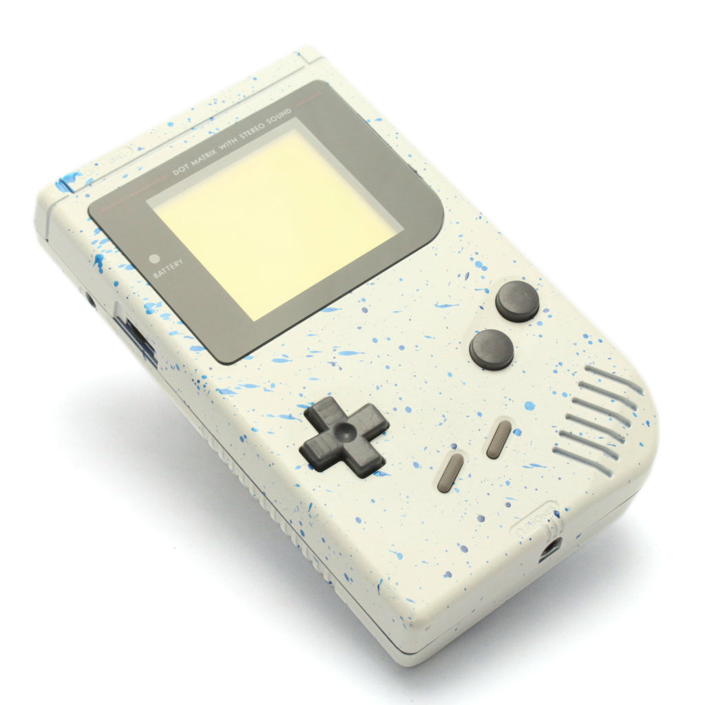 Konsole Classic DMG-01 Custom Case blau-weiß