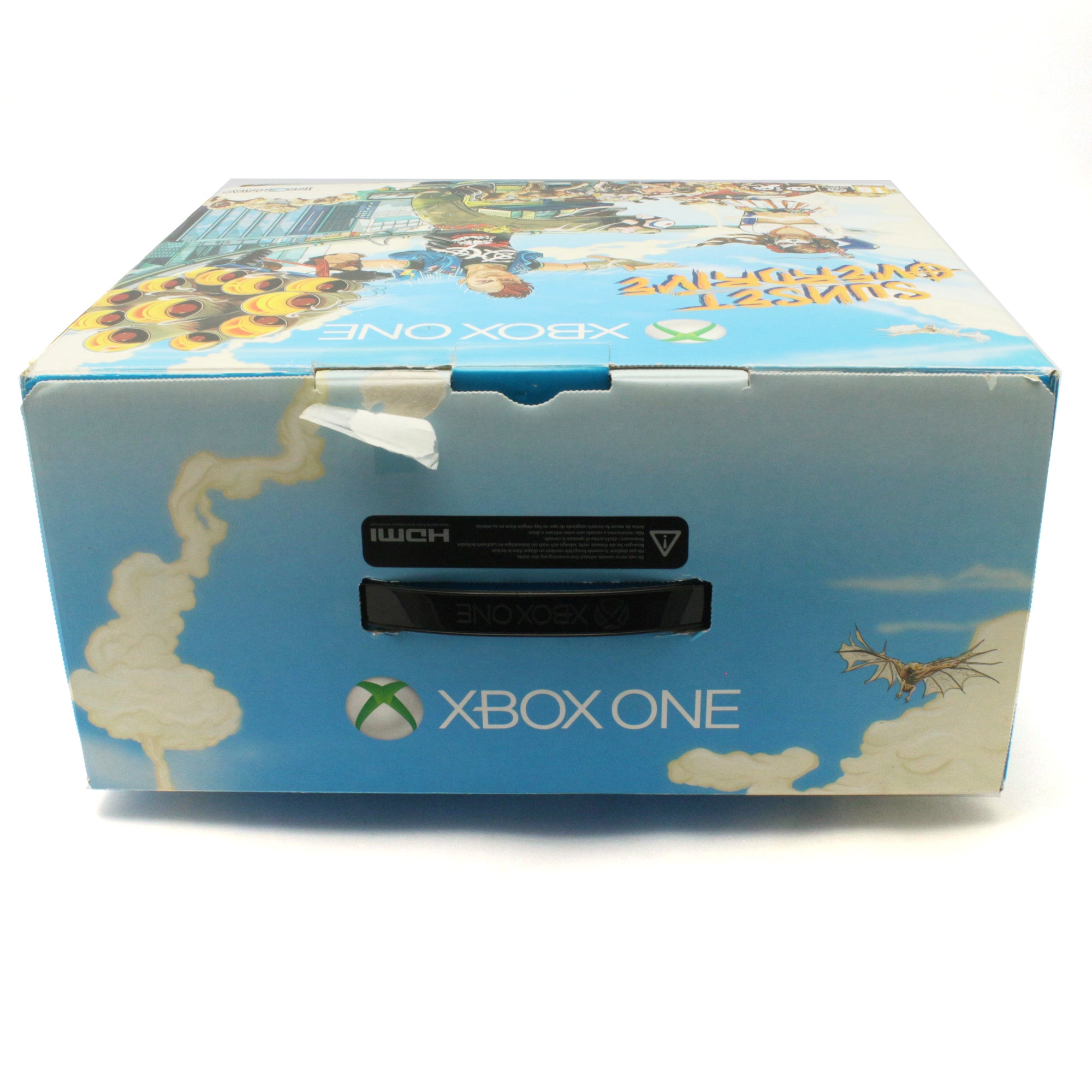 Konsole 500GB weiß+ Sunset Overdrive + Orig. Controller + Zub.