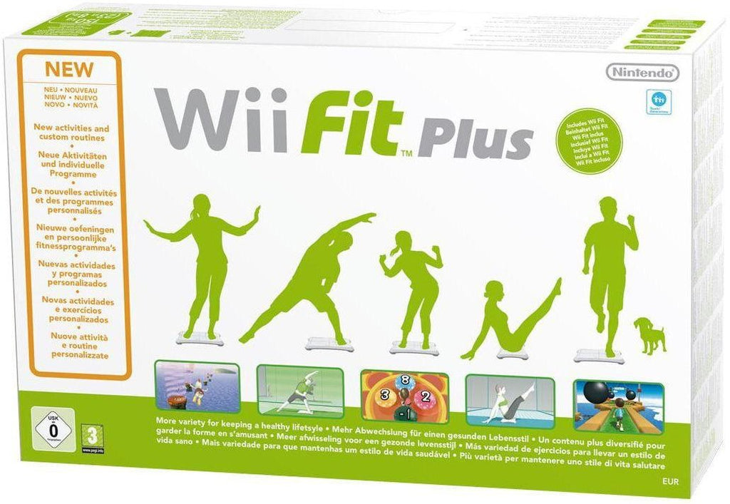 Wii Fit Plus + Original Balance Board weiß