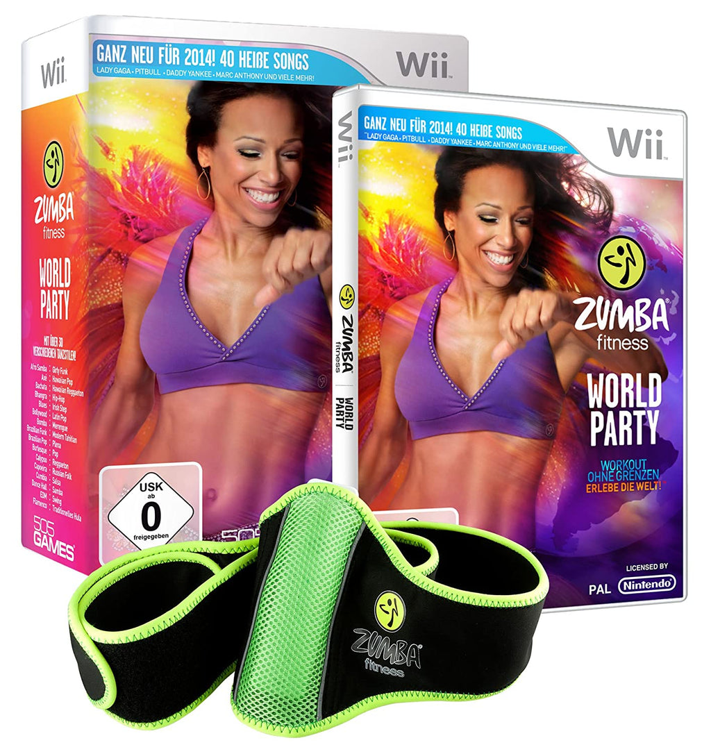 Zumba Fitness World Party + Fitness-Gürtel