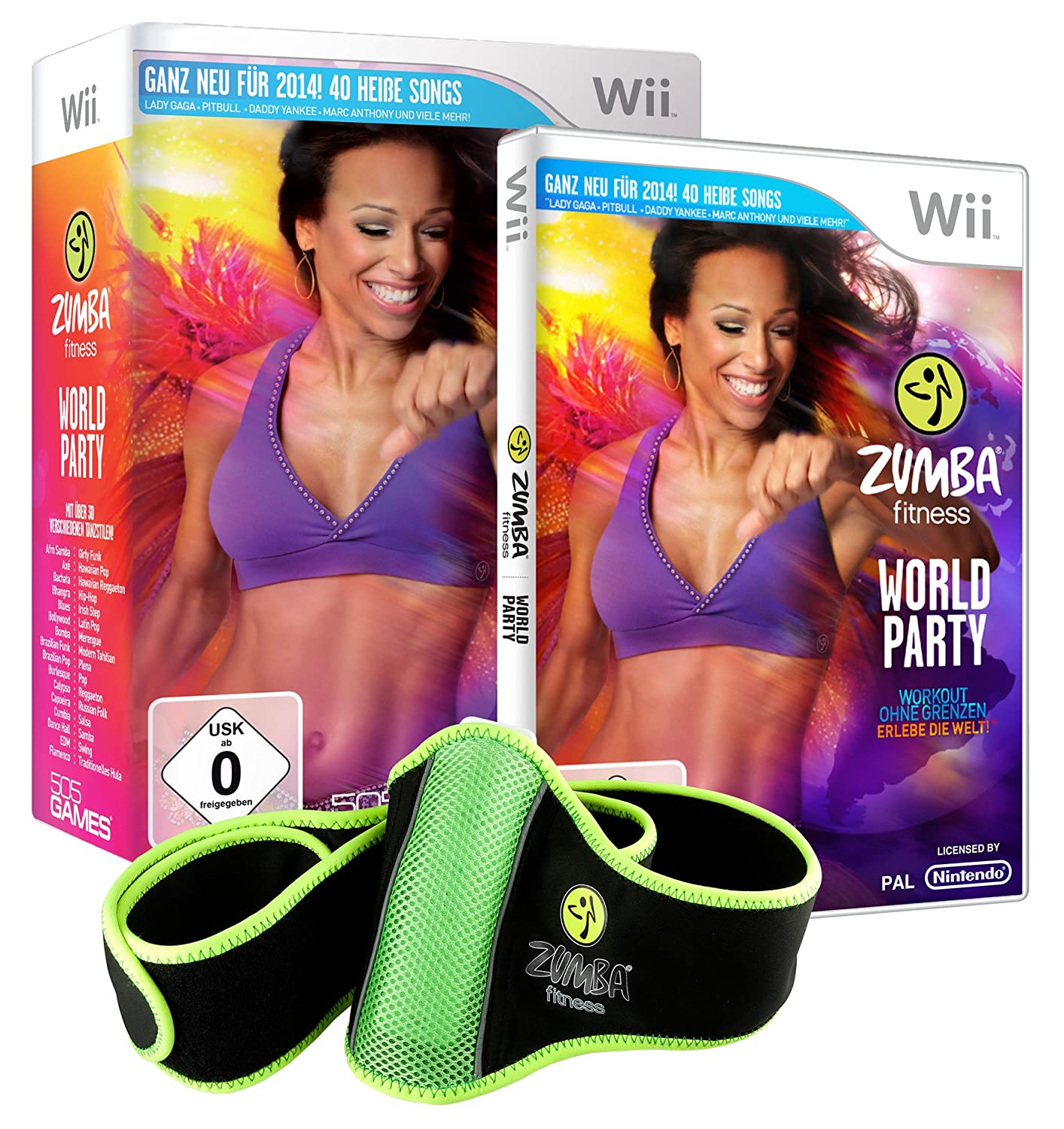 Zumba Fitness World Party + Fitness-Gürtel