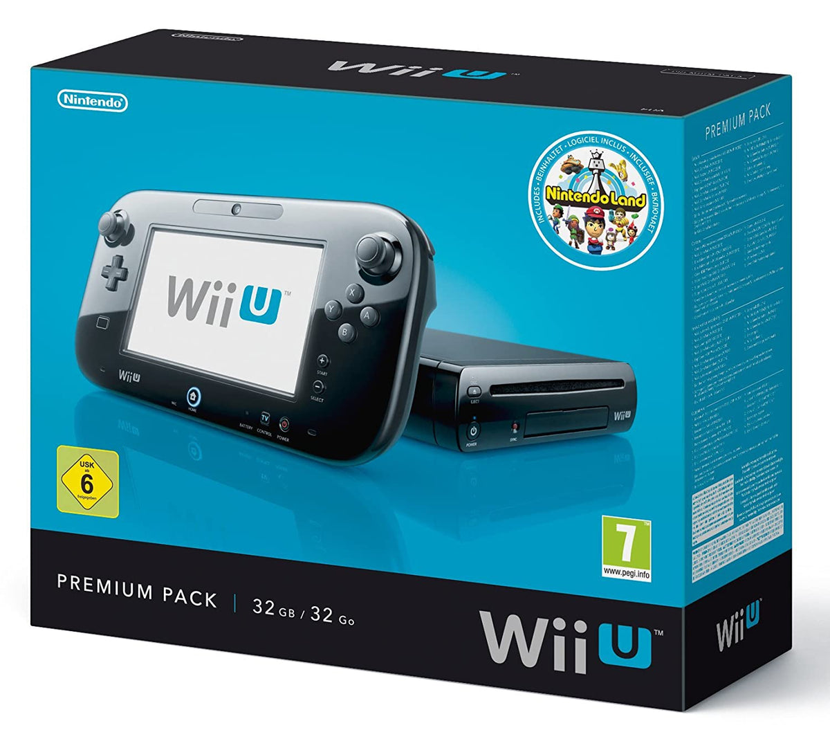 Konsole 32 GB schwarz Nintendo Land Premium Pack + Spiel